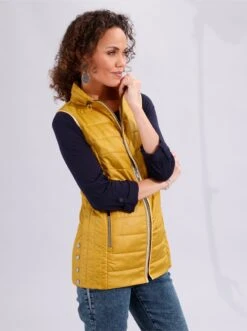 Steppweste - Ocker