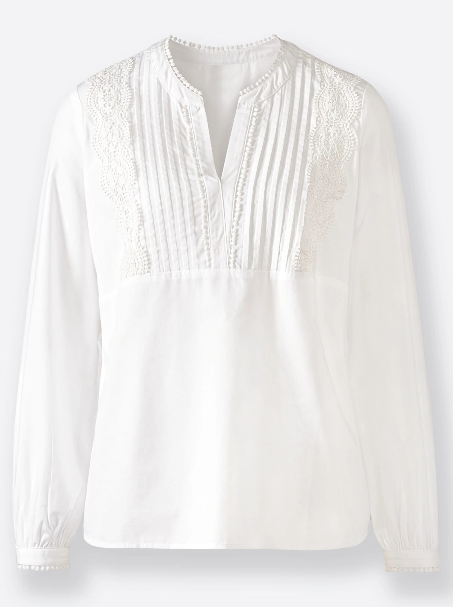 Schlupfbluse - Ecru – Bild 4