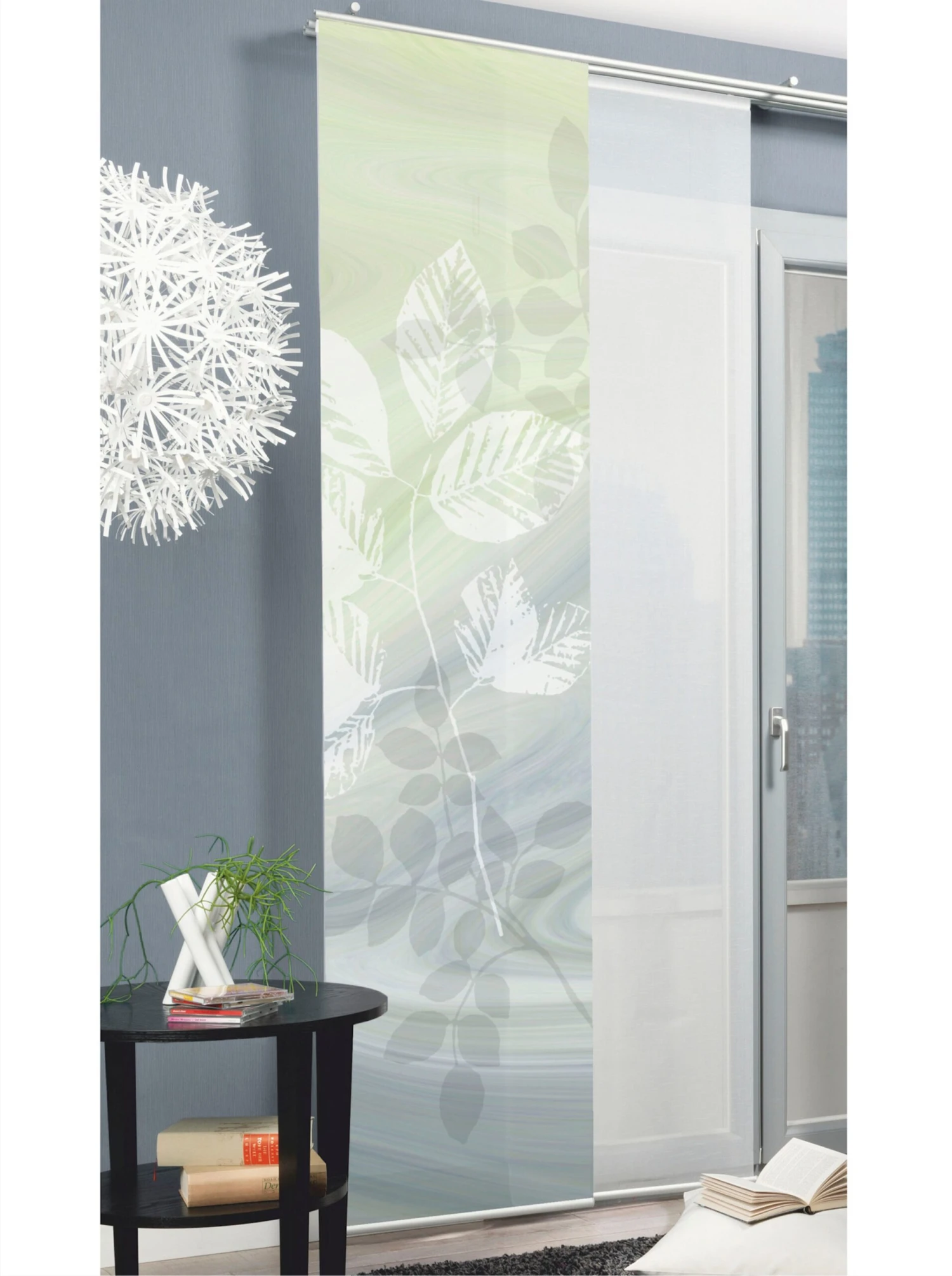 Schiebevorhang - Grün