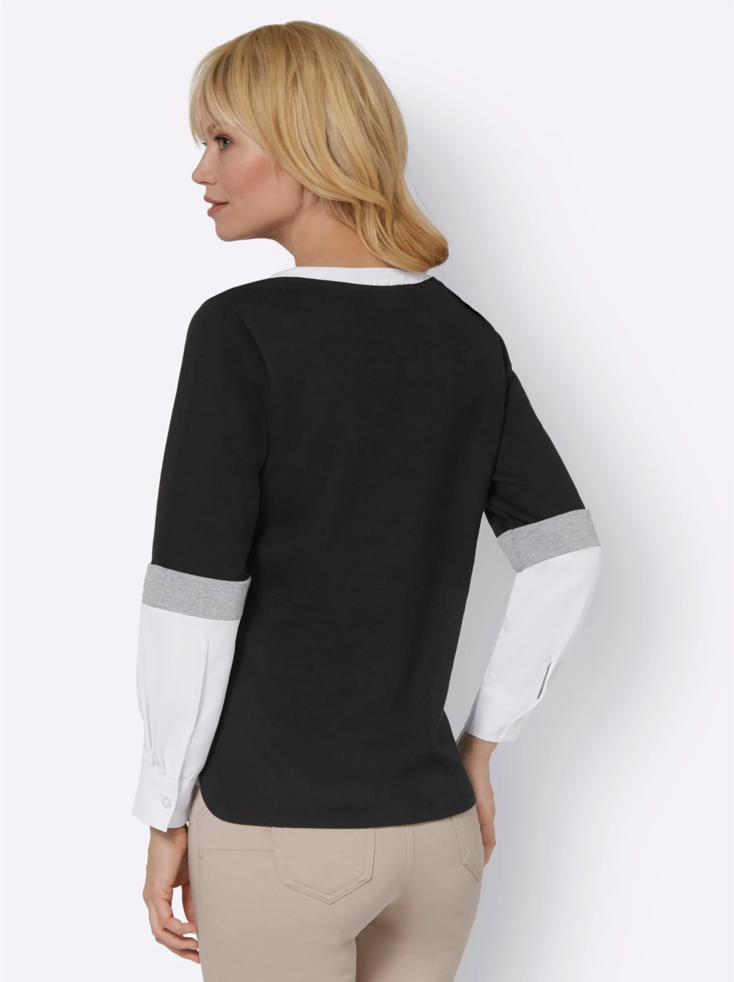 Sweatshirt - Schwarz – Bild 2