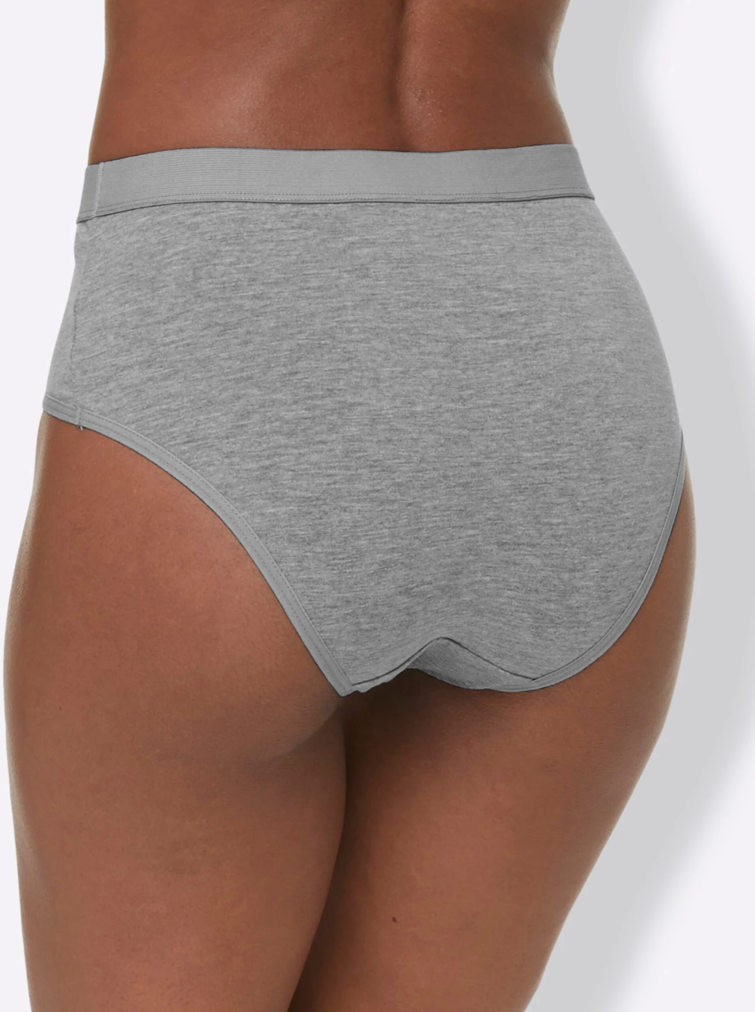 Hüftslip - 2x Uni + 2x Geringelt – Bild 5