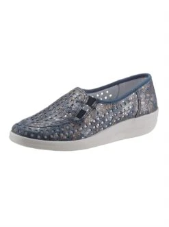 Slipper - Marine-geblümt