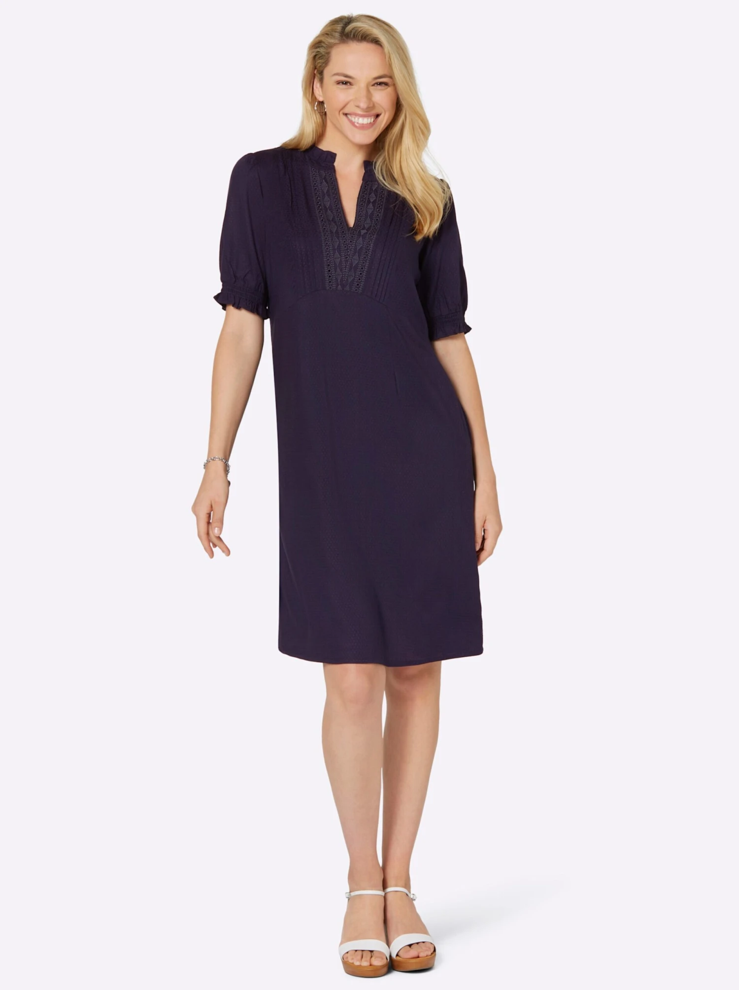 Kleid - Marine – Bild 2