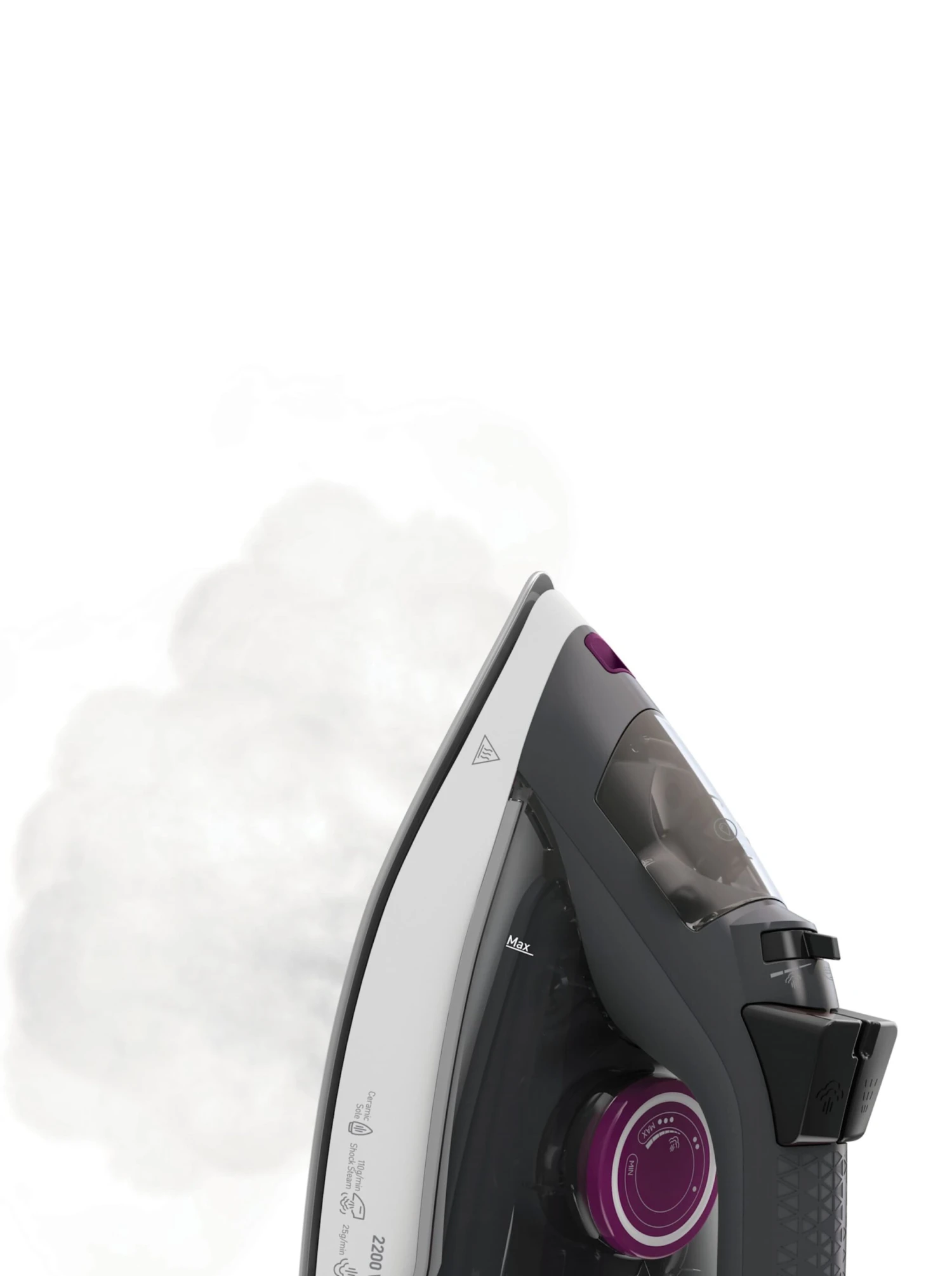 Dampfbügeleisen - Grau