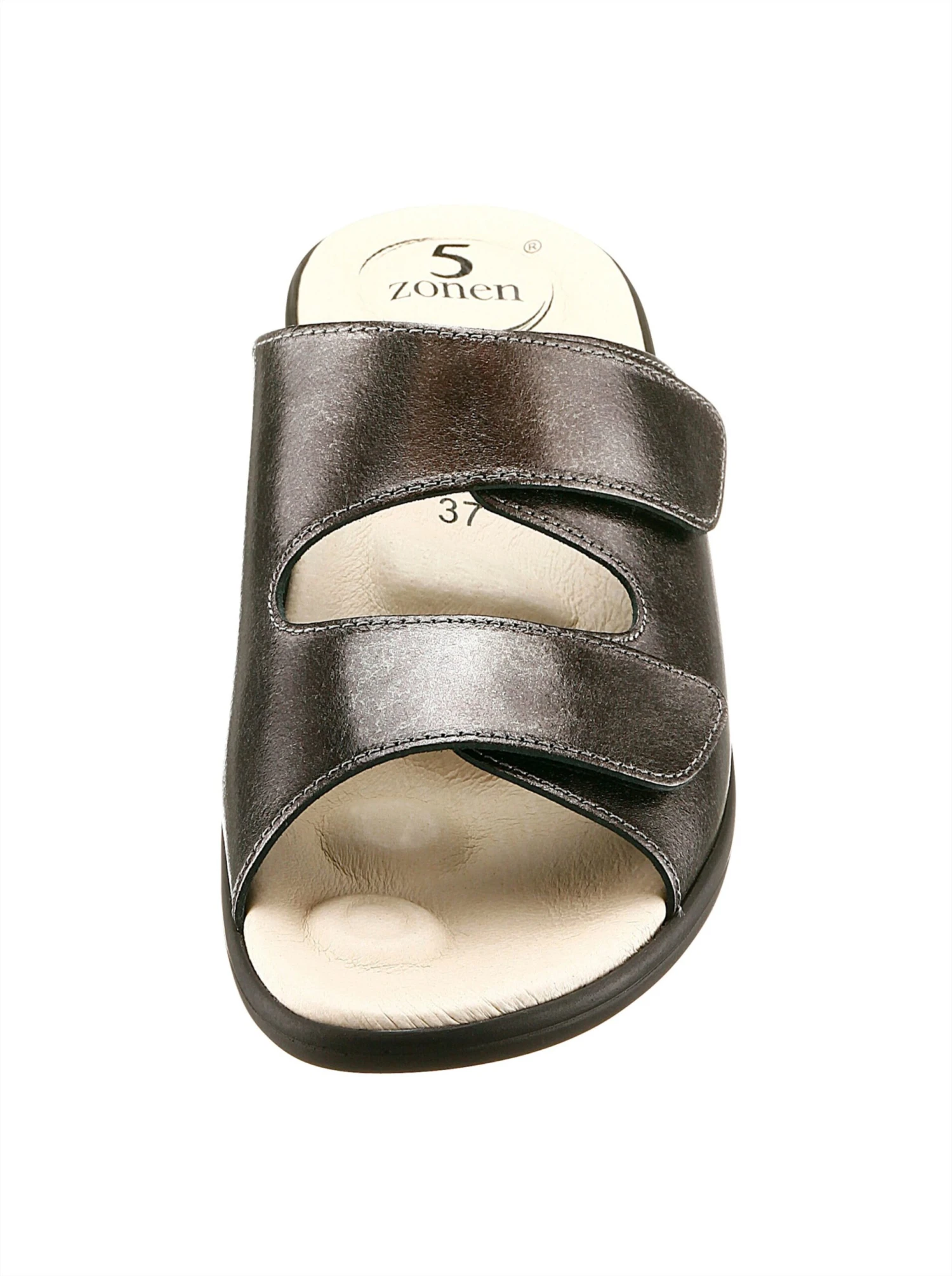 Pantolette - Silberfarben – Bild 3