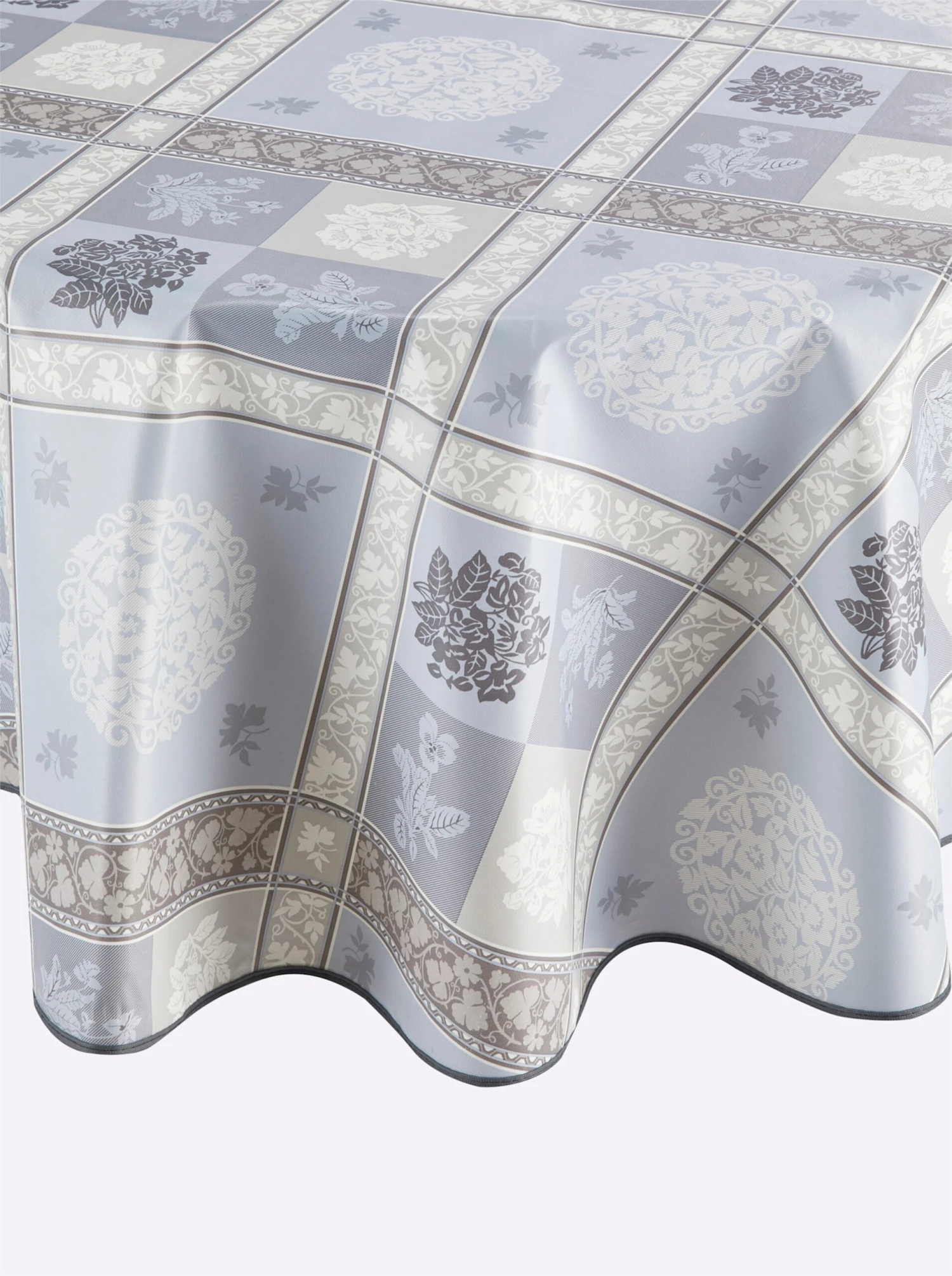 Tischdecke - Blau-gemustert – Bild 2
