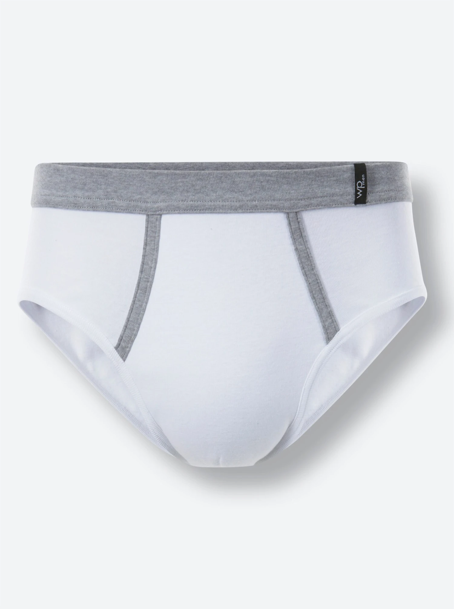 Slip - Weiß + Grau-meliert – Bild 6