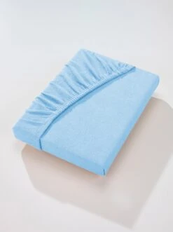 Spannbetttuch - Hellblau