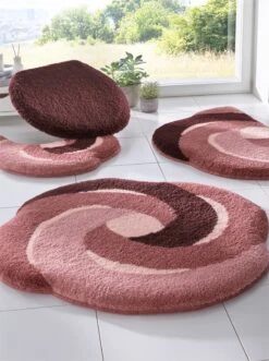 Kleine Wolke Badematte - Altrosa