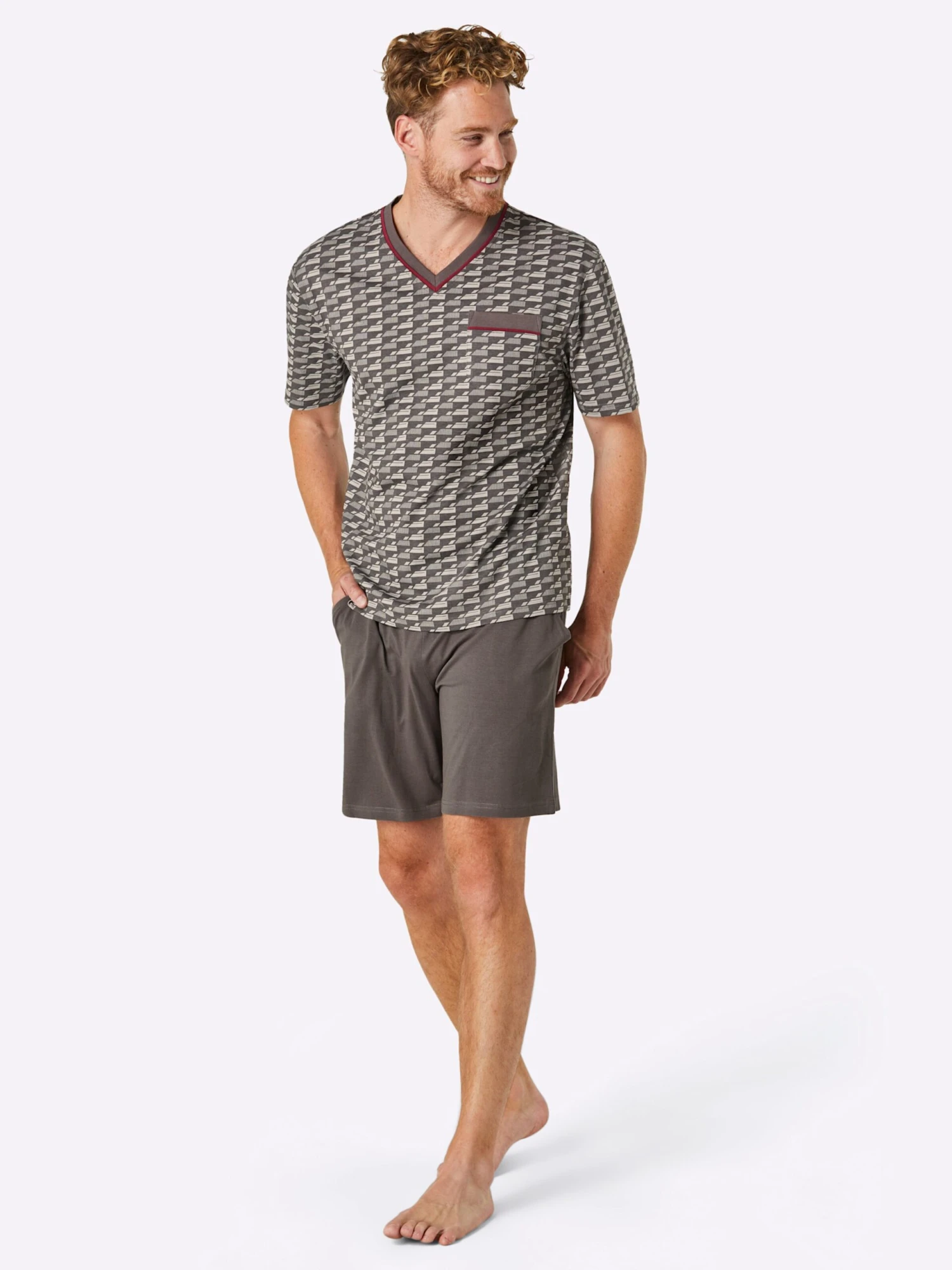 Shorty - Anthrazit-gemustert – Bild 2