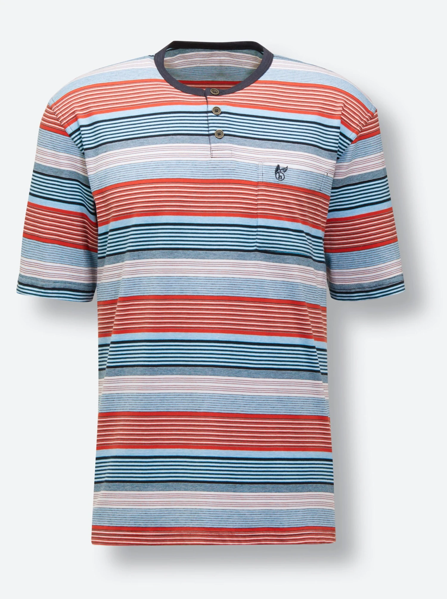 Shorty - Marine-rot-gestreift – Bild 4