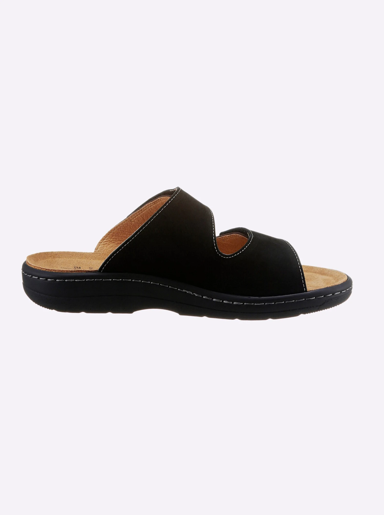 Pantolette - Braun-schwarz – Bild 3