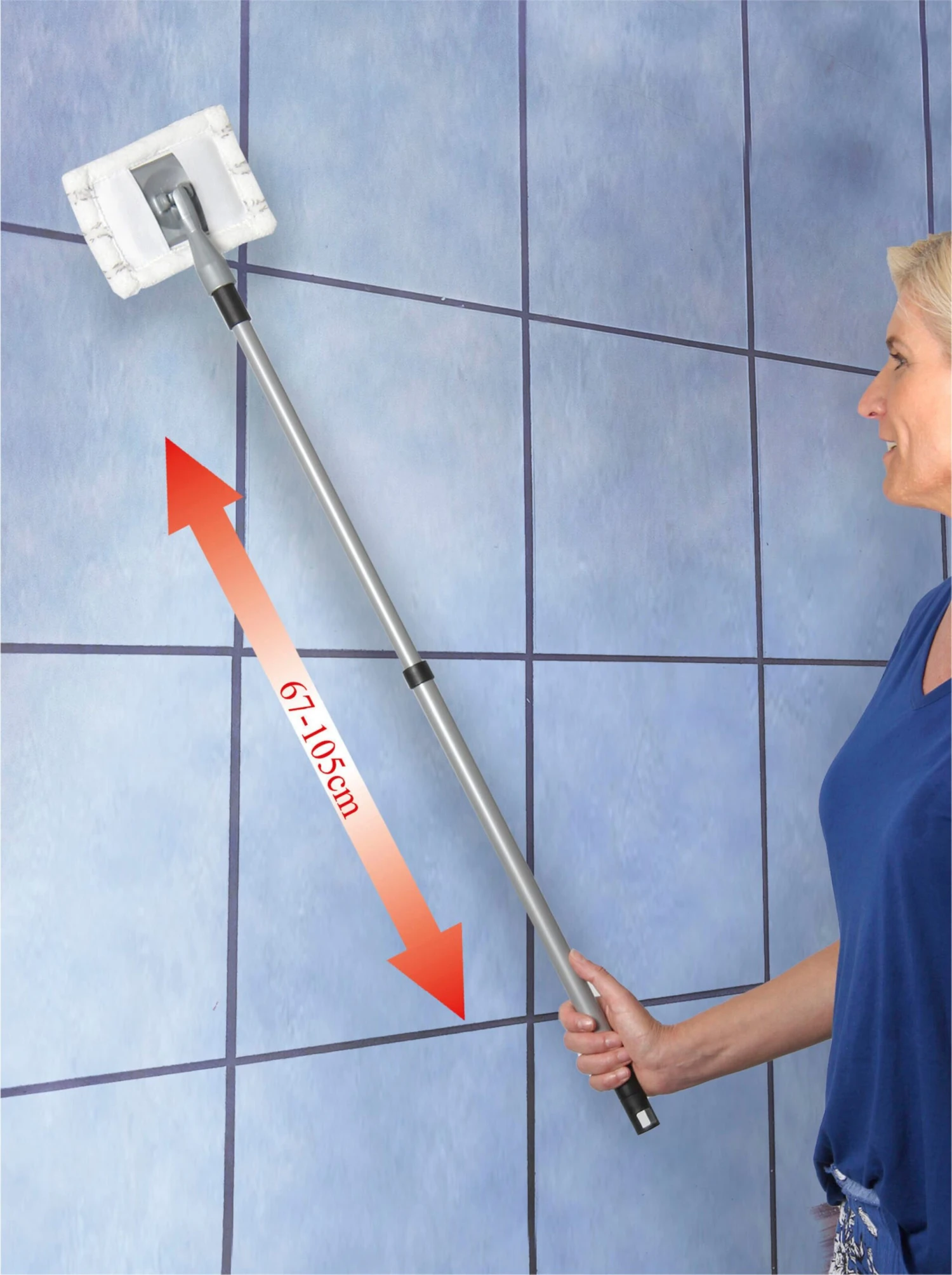 Bad- Und Fliesenwischer - Grau – Bild 3