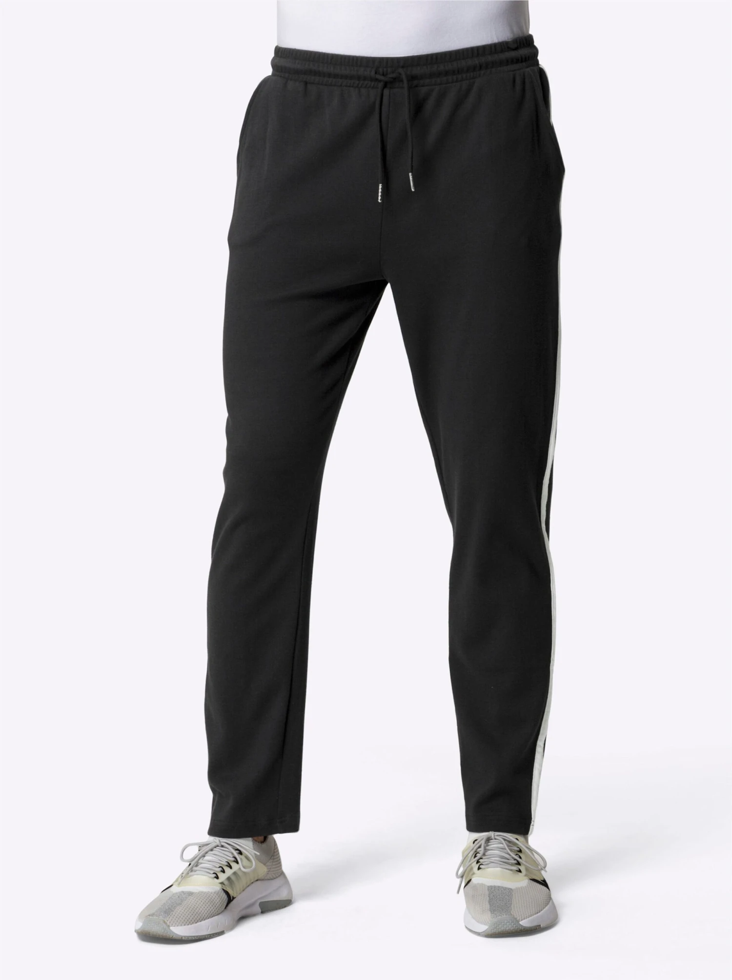 Hosen Lang - Dunkelrot + Schwarz – Bild 3