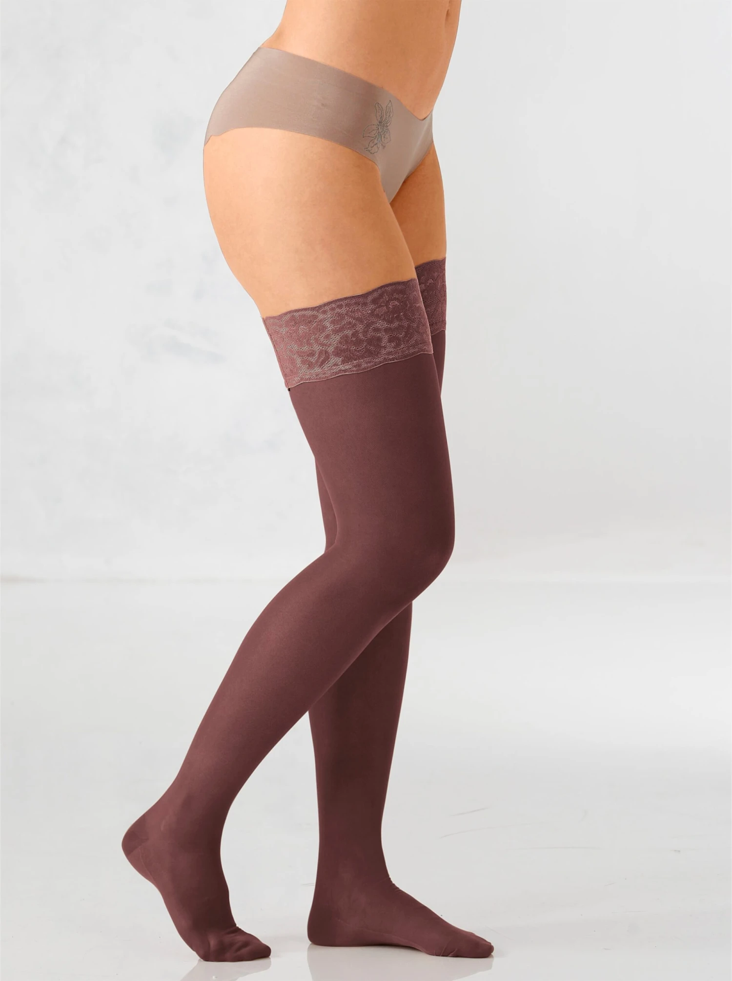 Silca Stützstrümpfe - Dunkelbraun – Bild 3