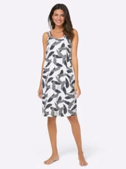 Sommerkleid - Weiß-bedruckt