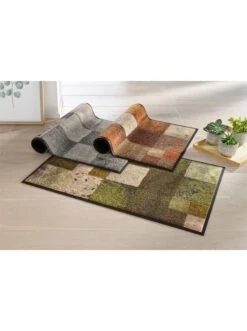 Fußmatte - Oliv-gemustert