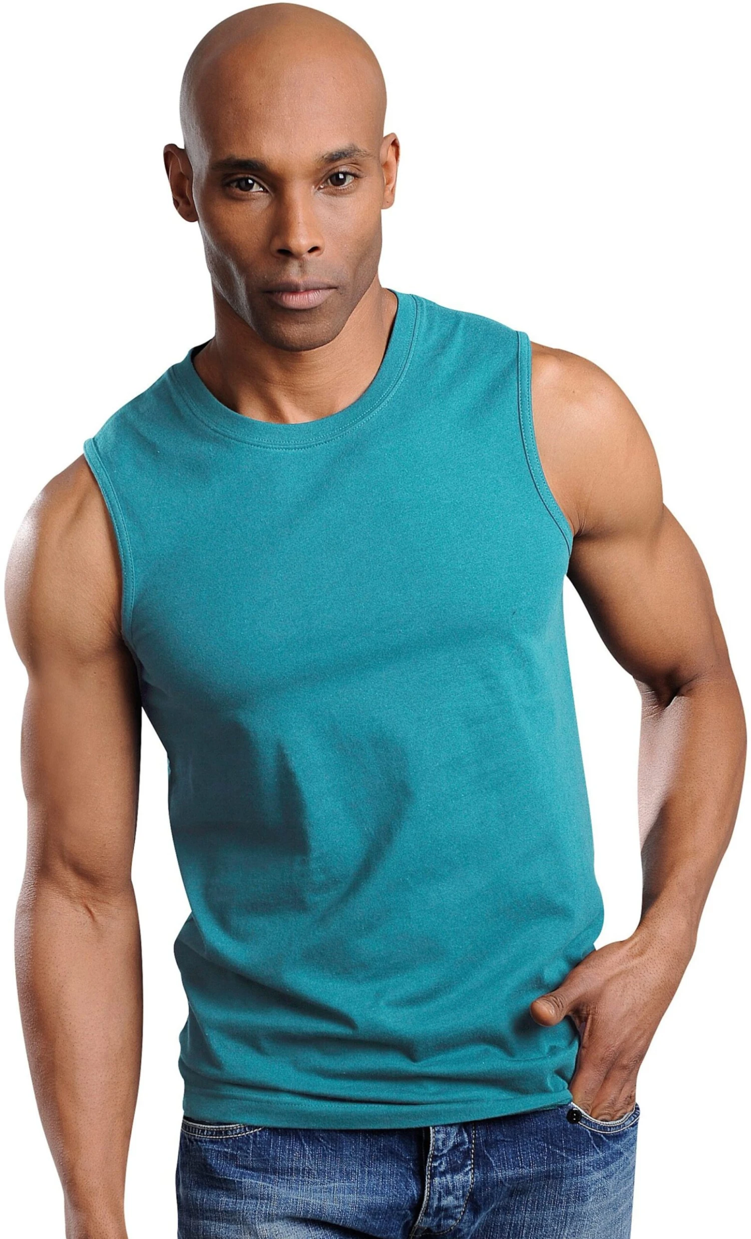 H.I.S Muscleshirt - Dunkelpetrol, Dunkelgrau, Petrol – Bild 3