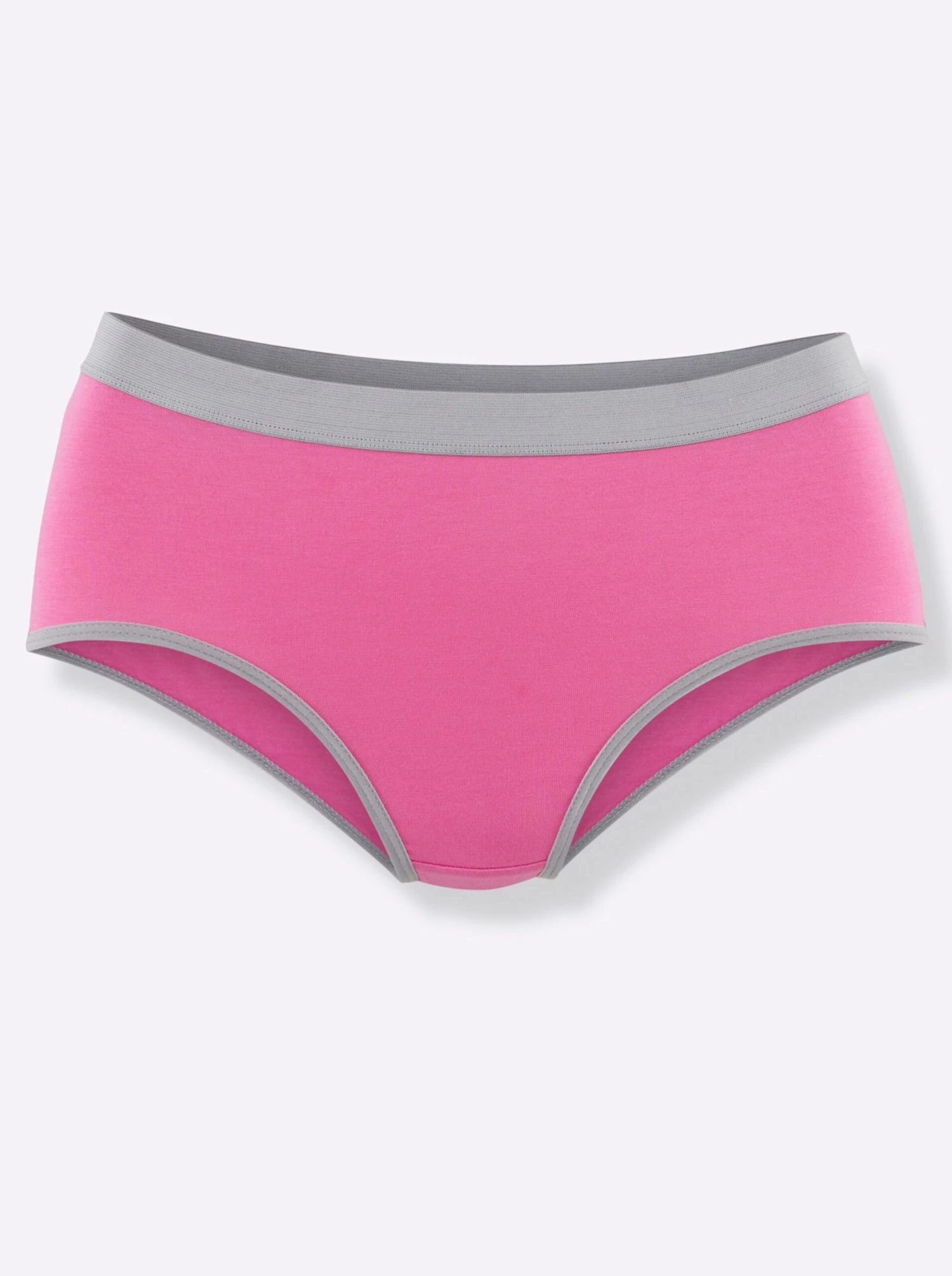 Hüftslip - 2x Uni + 2x Geringelt – Bild 9