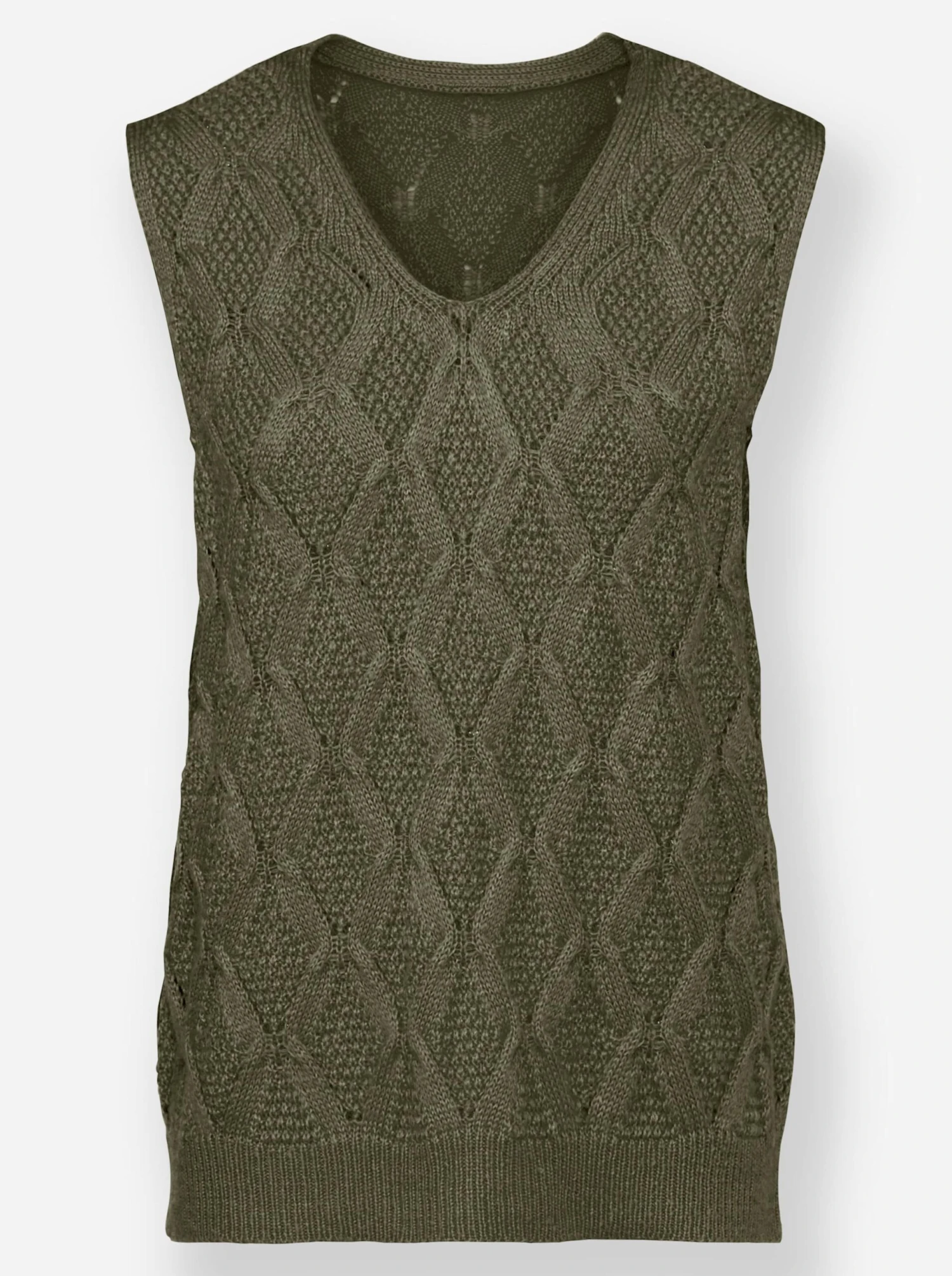 Pullunder - Khaki – Bild 4