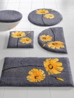 Badgarnitur - Grau-gelb