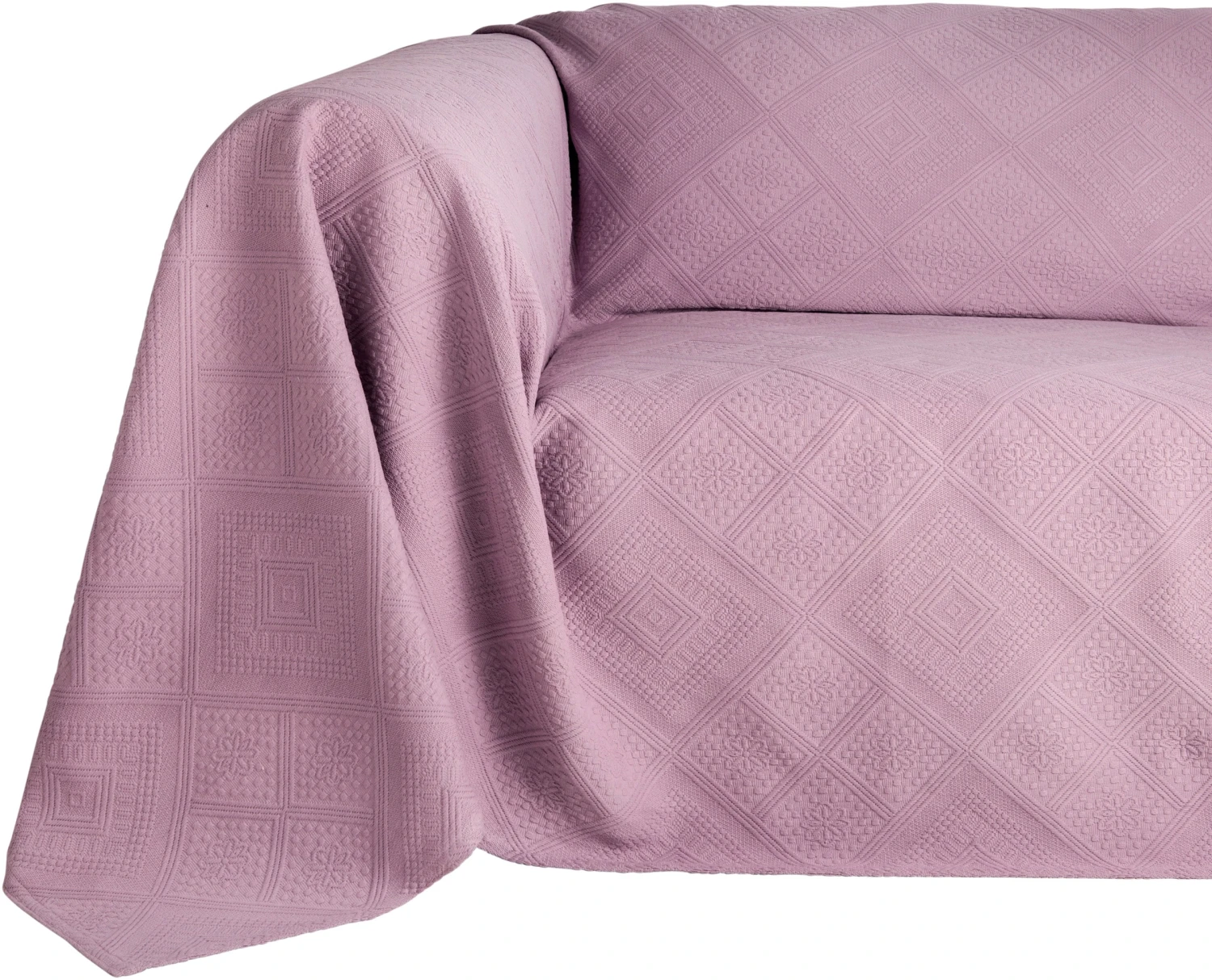 Sofaüberwurf - Mauve
