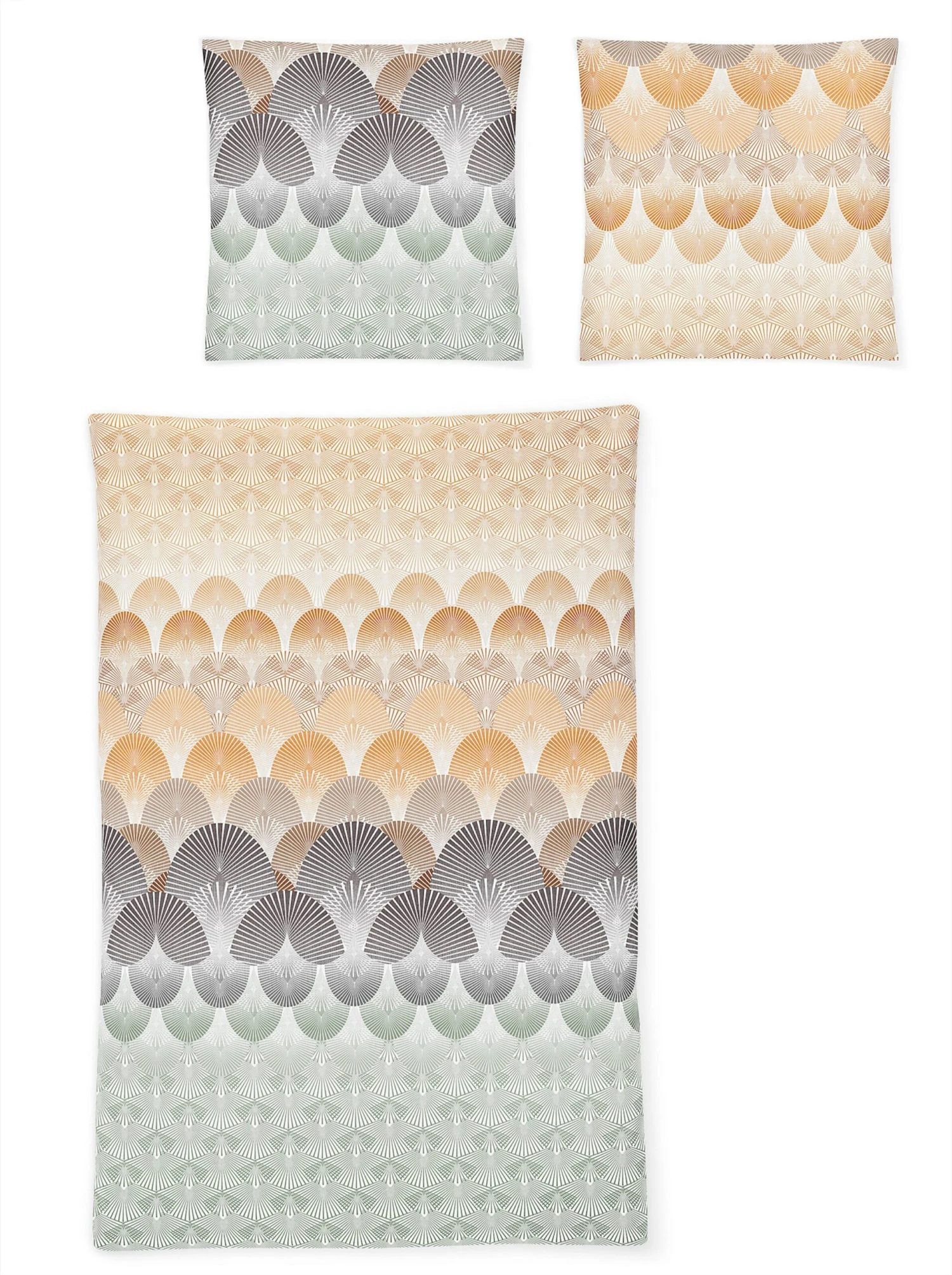 Bettwäsche - Apricot-jade-gemustert – Bild 2