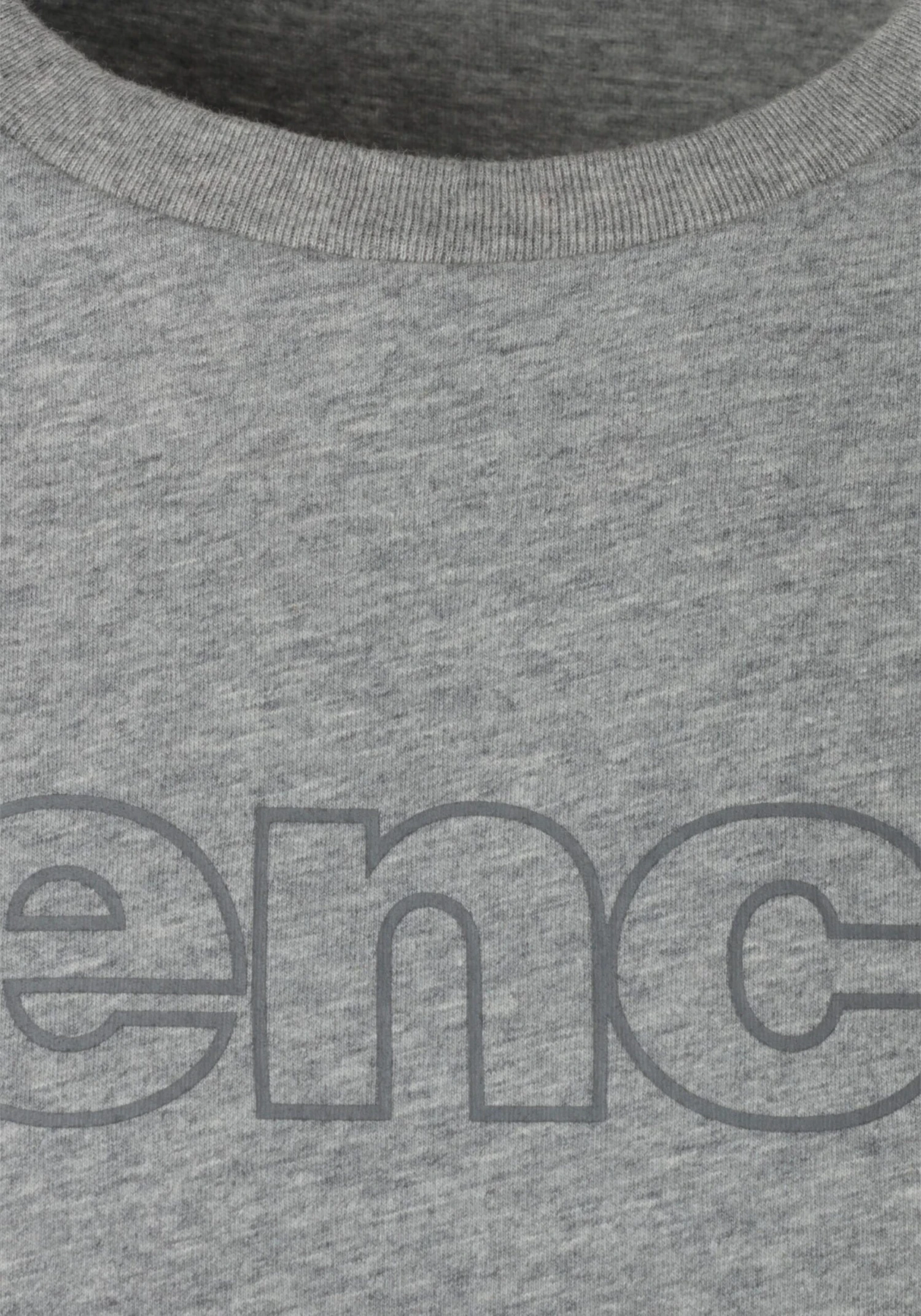 T-Shirt - Grau-meliert, Navy – Bild 4