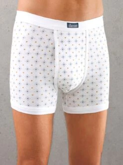 Hose Kurz - Weiß-bedruckt