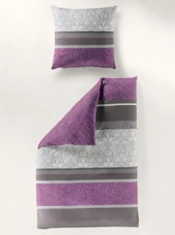 Bettwäsche - Beere-gestreift