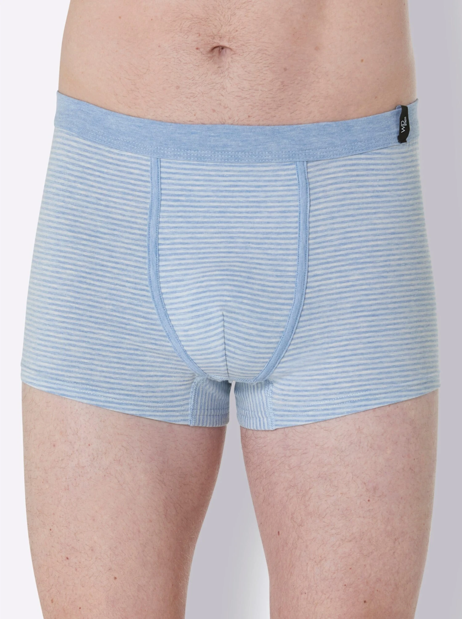 Hose Kurz - Hellblau-gestreift