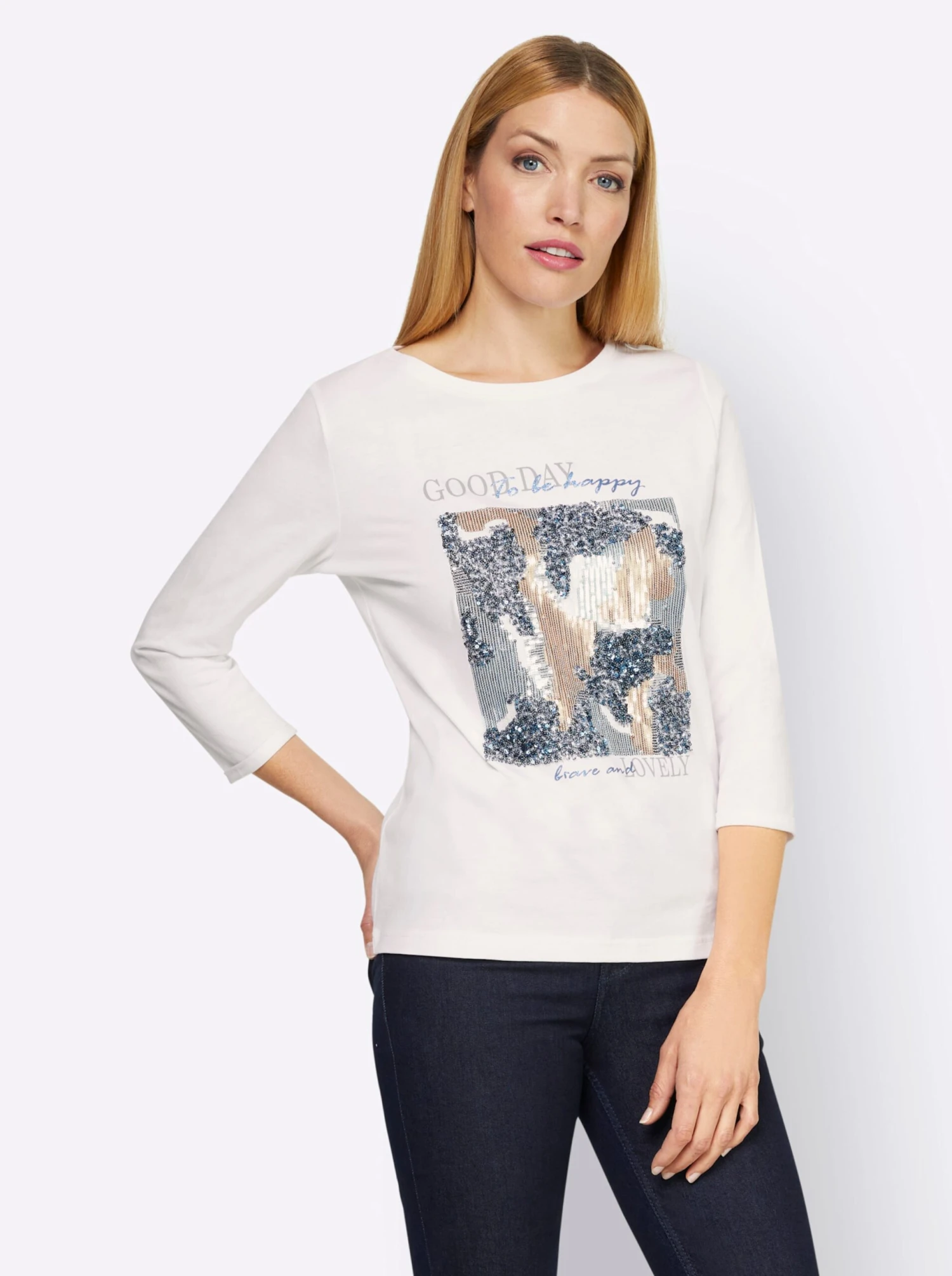 Heine Shirt - Ecru – Bild 2