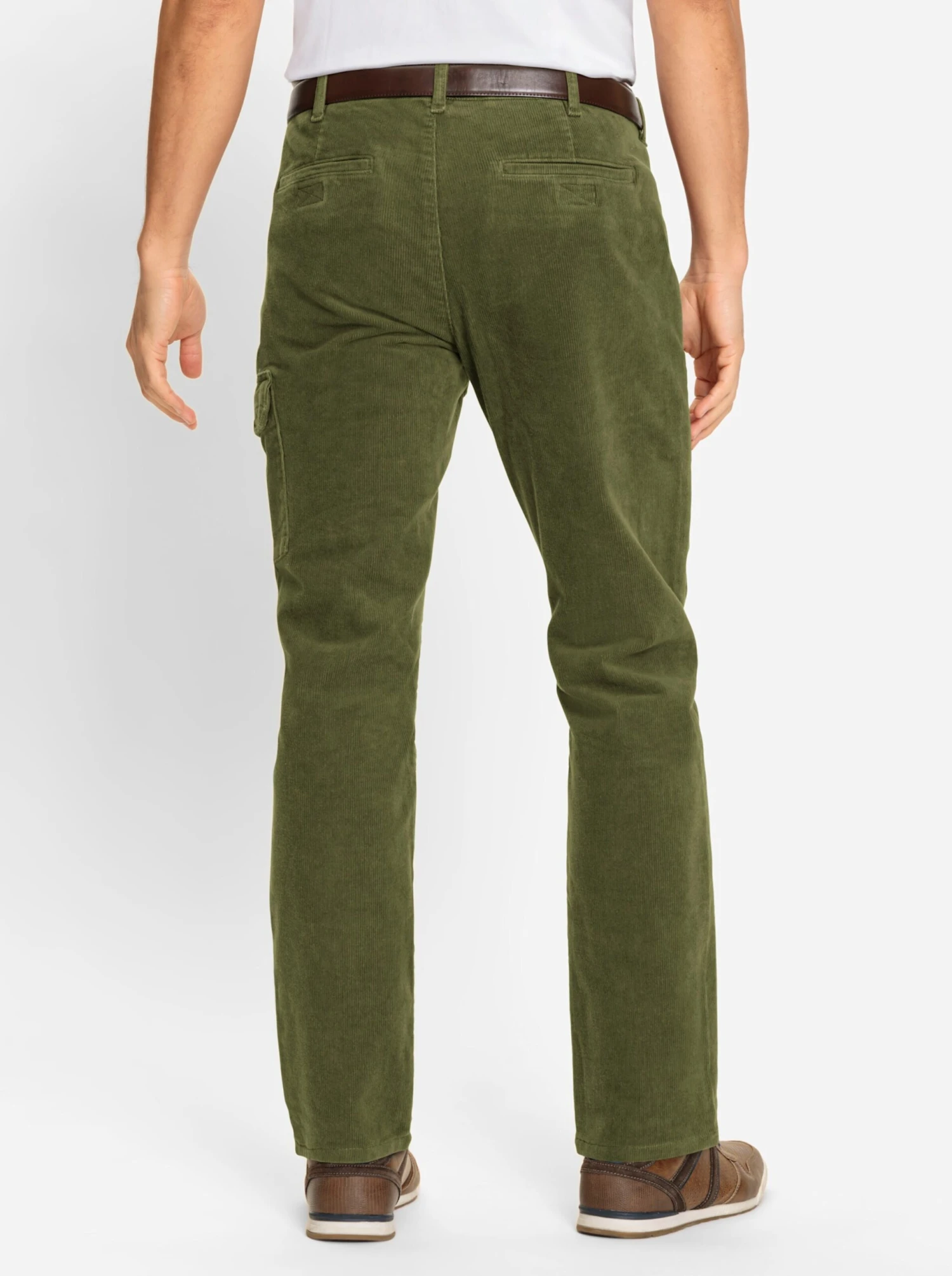 Cord-Hose - Oliv – Bild 3