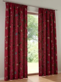 Dekoschal - Rot-bunt