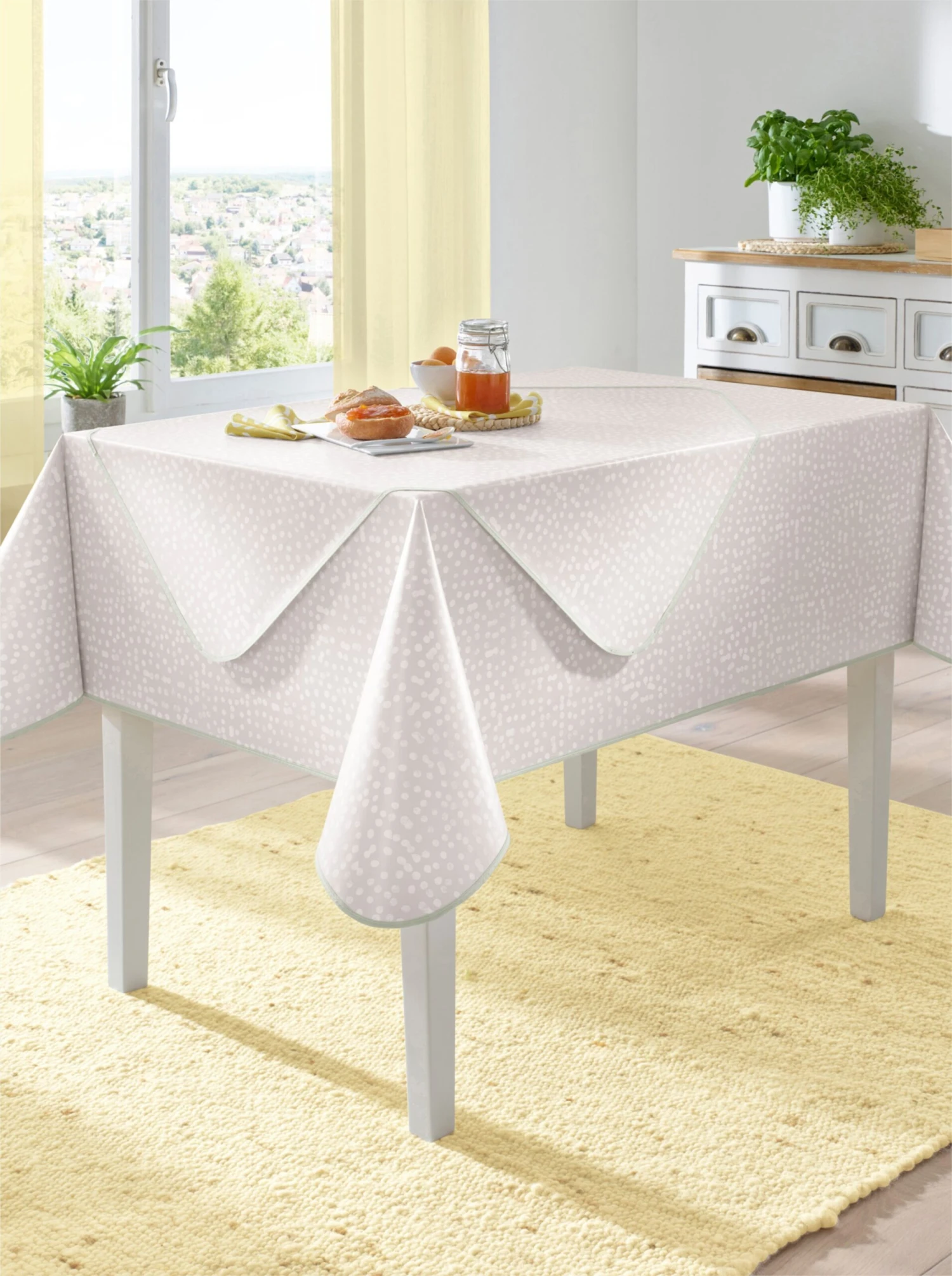 Tischdecke - Hellgrau