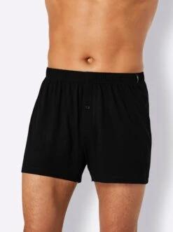 Boxershorts - Weiß + Schwarz + Grau-meliert