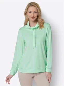 Rollkragenshirt - Mint