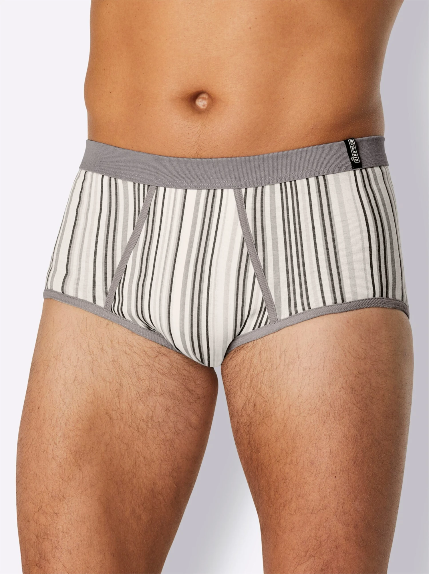 Slip - Weiß-grau-bedruckt – Bild 2