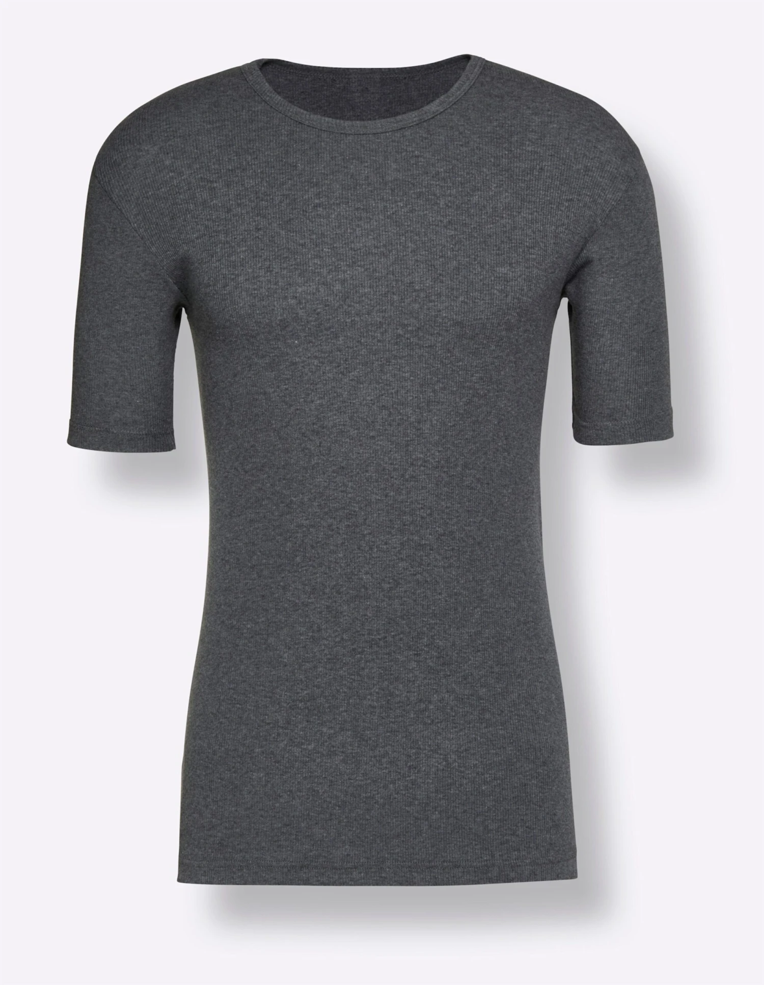 Shirt - Dunkelgrau-meliert – Bild 3