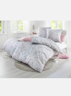 Bettwäsche - Silbergrau