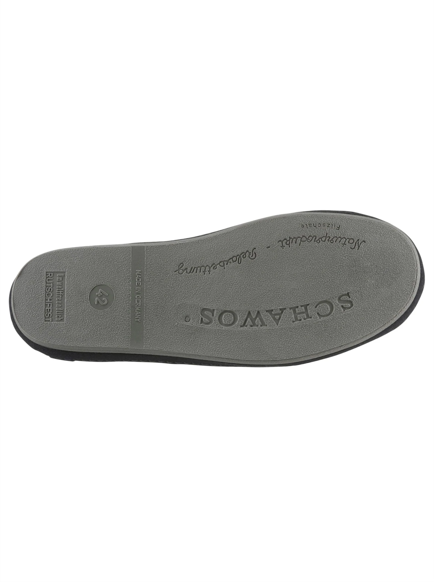 Pantoffel - Blau-grau-kariert – Bild 6