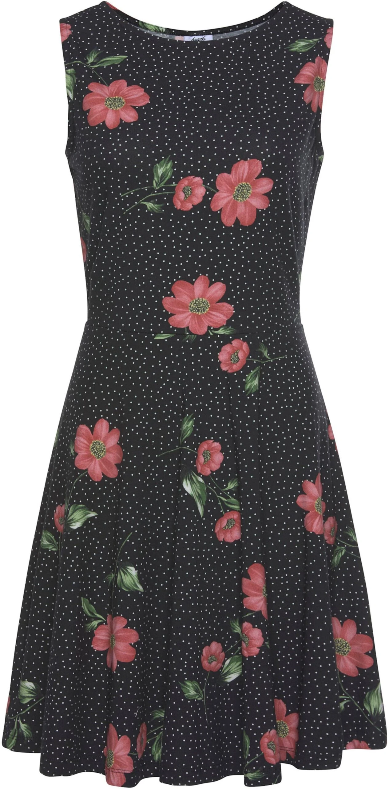 Strandkleid - Schwarz-rot – Bild 4