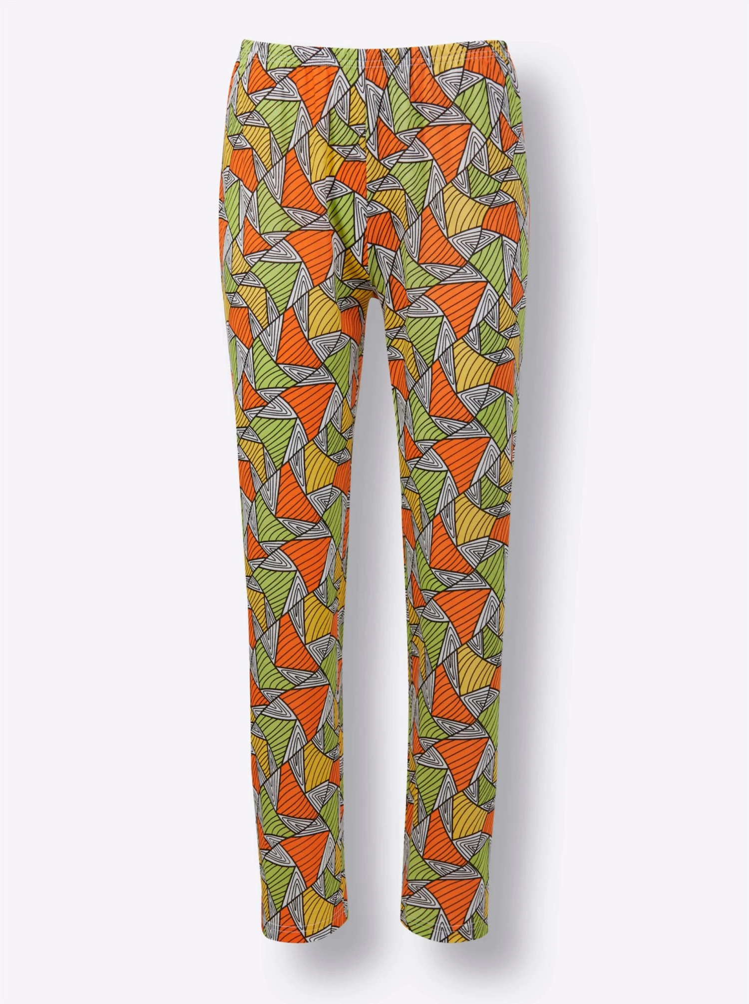 Schlafanzug - Weiß-kiwi-bedruckt – Bild 4