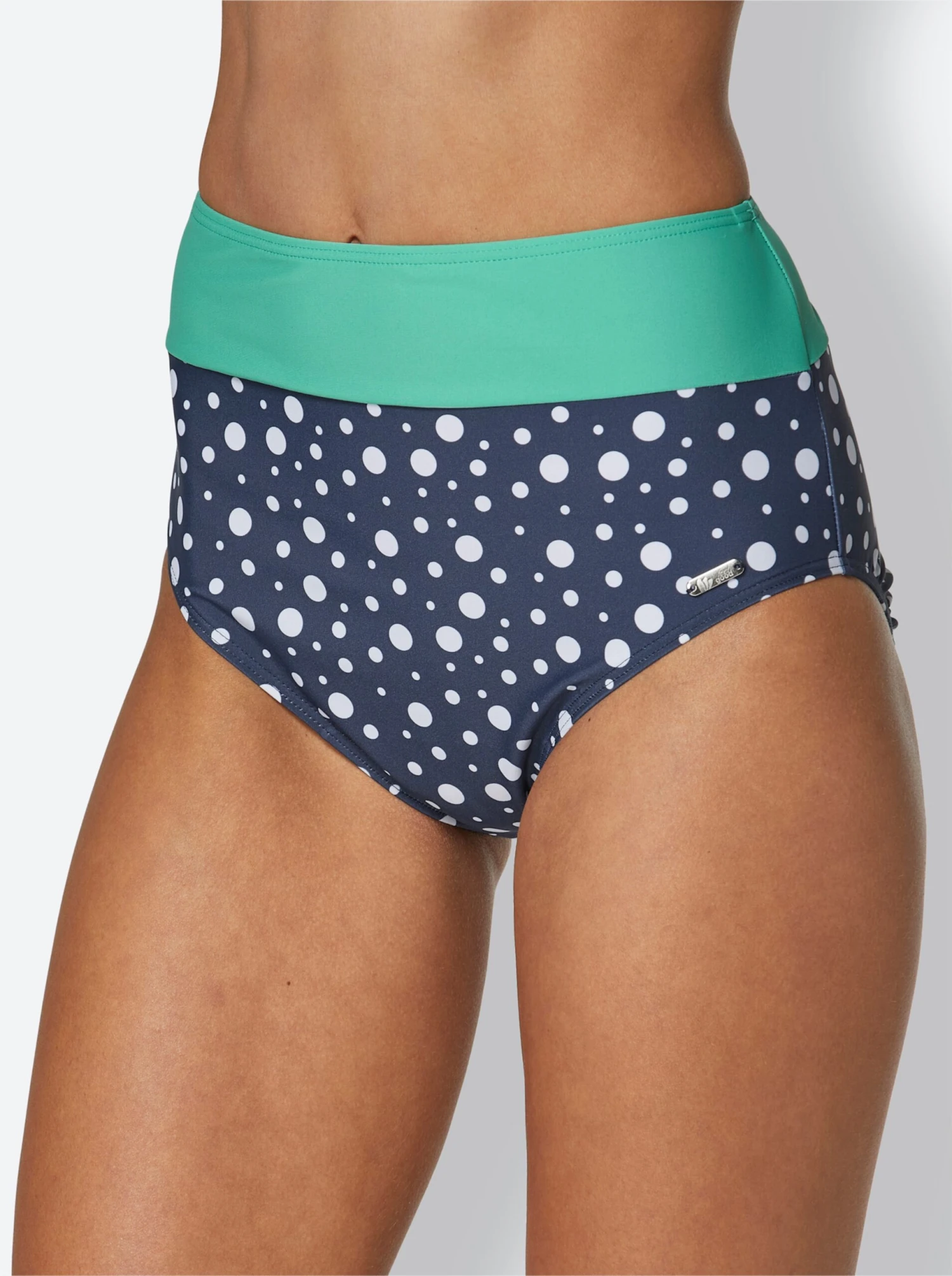 Bikini-Slip - Dunkelblau-getupft – Bild 2