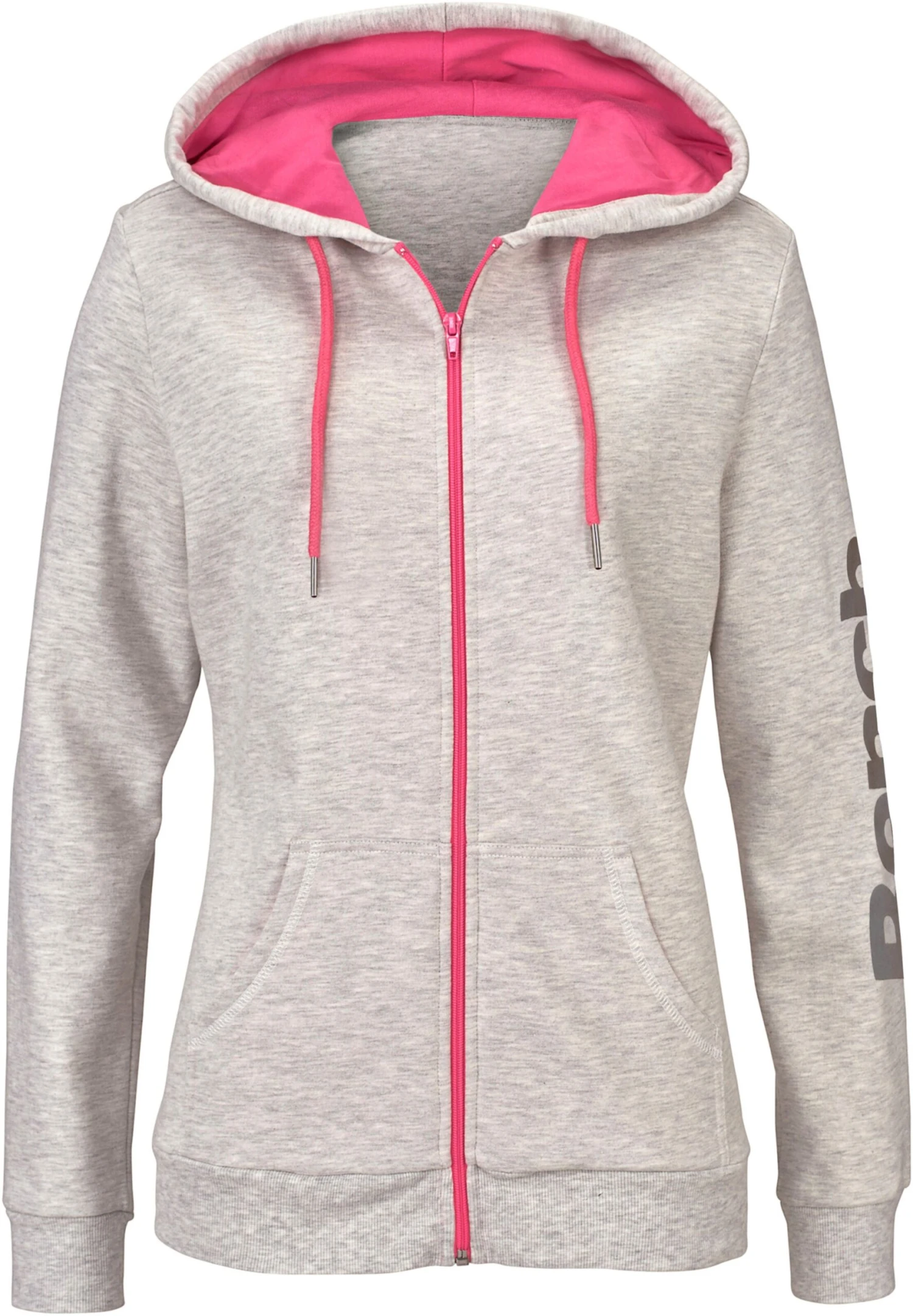 Bench Kapuzensweatjacke - Grau-meliert – Bild 2