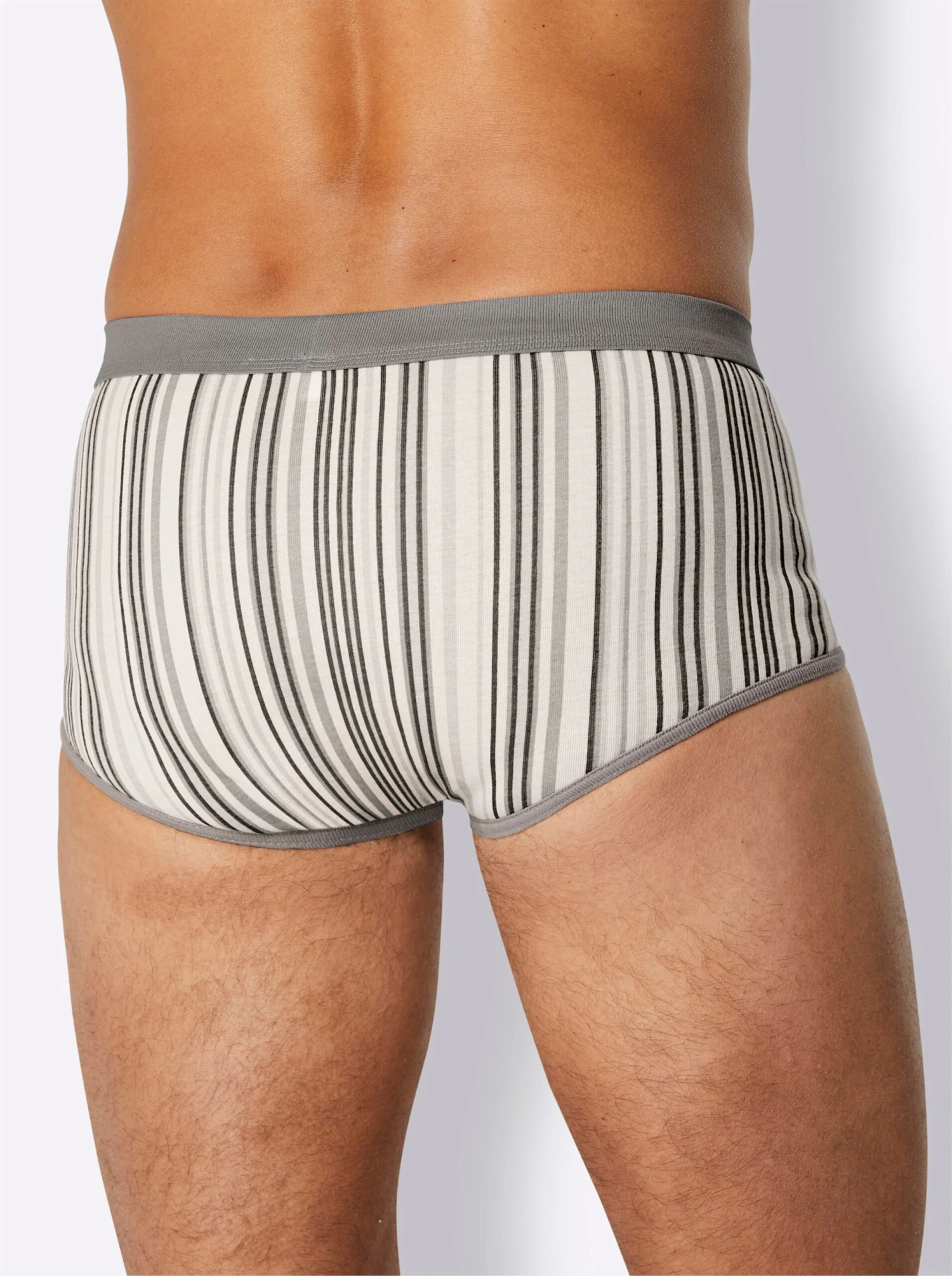 Slip - Weiß-grau-bedruckt – Bild 3