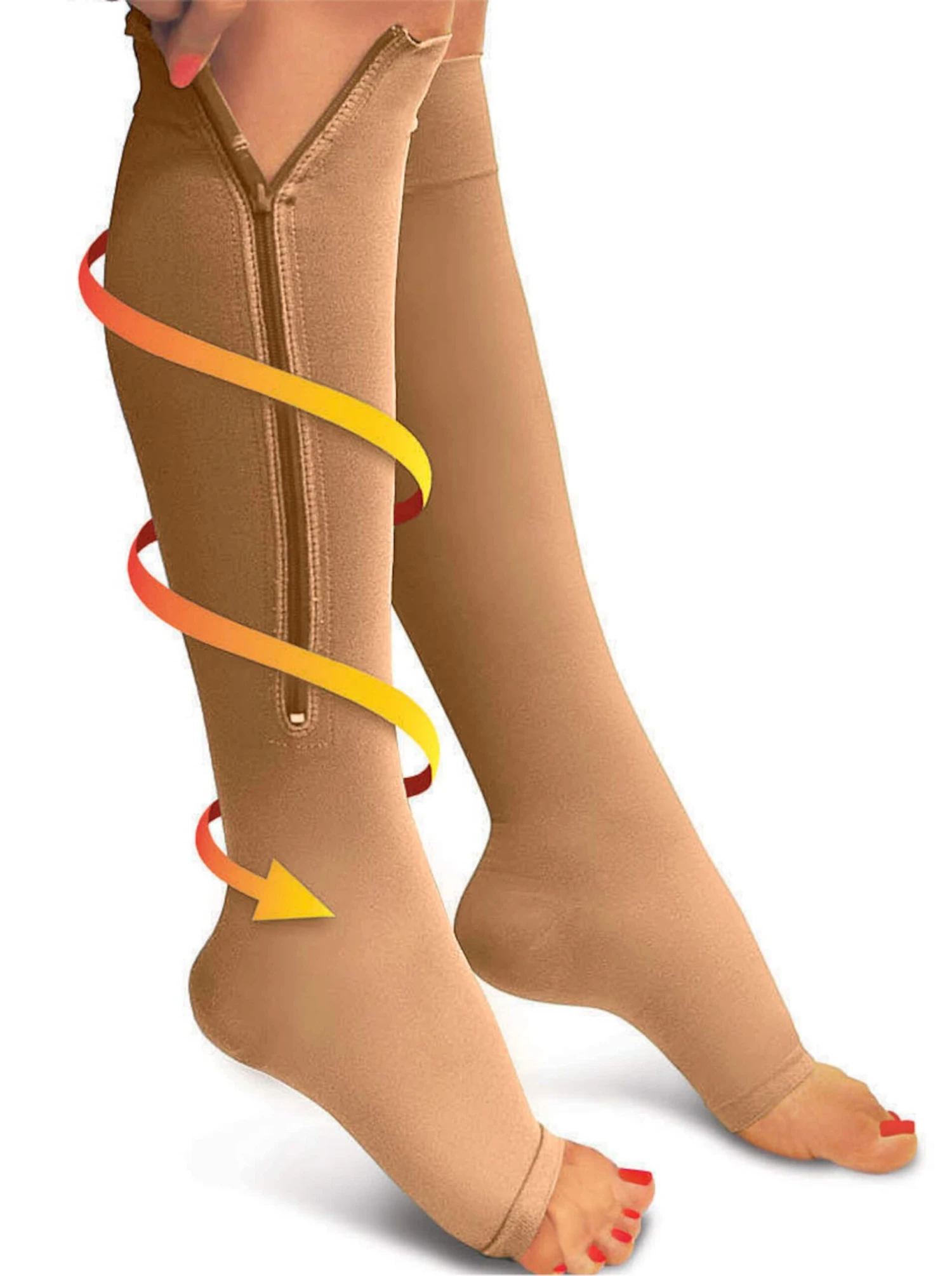 Kompressionsstrümpfe - Beige