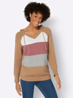 Pullover - Rosenholz-camel