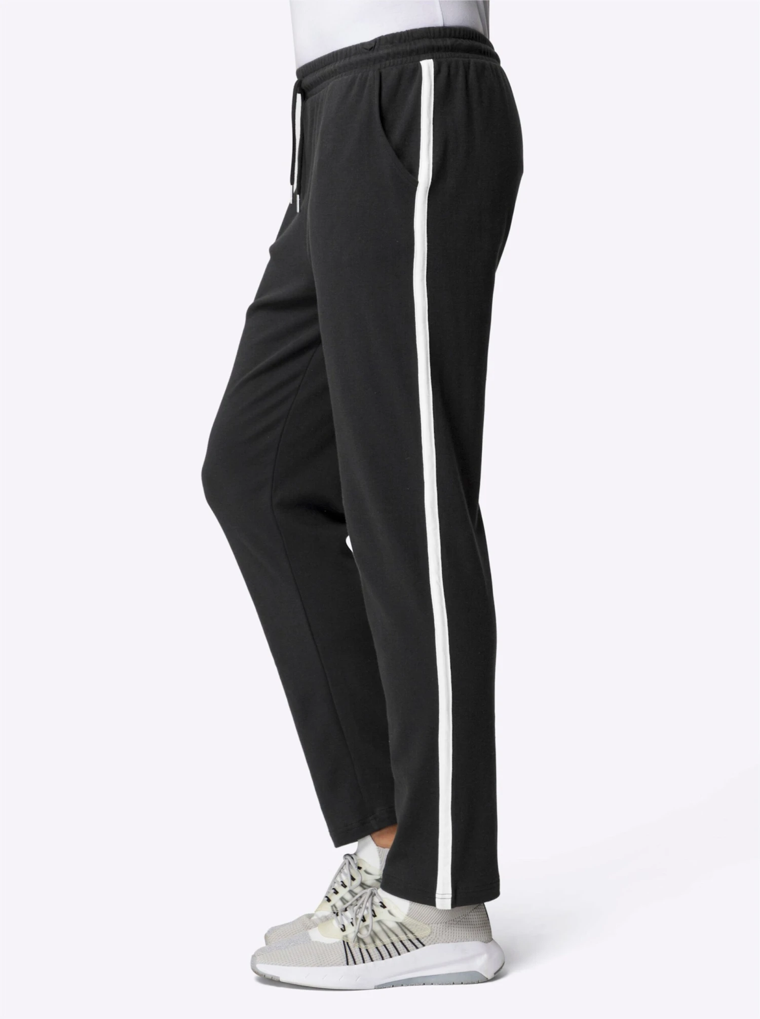 Hosen Lang - Dunkelrot + Schwarz – Bild 6