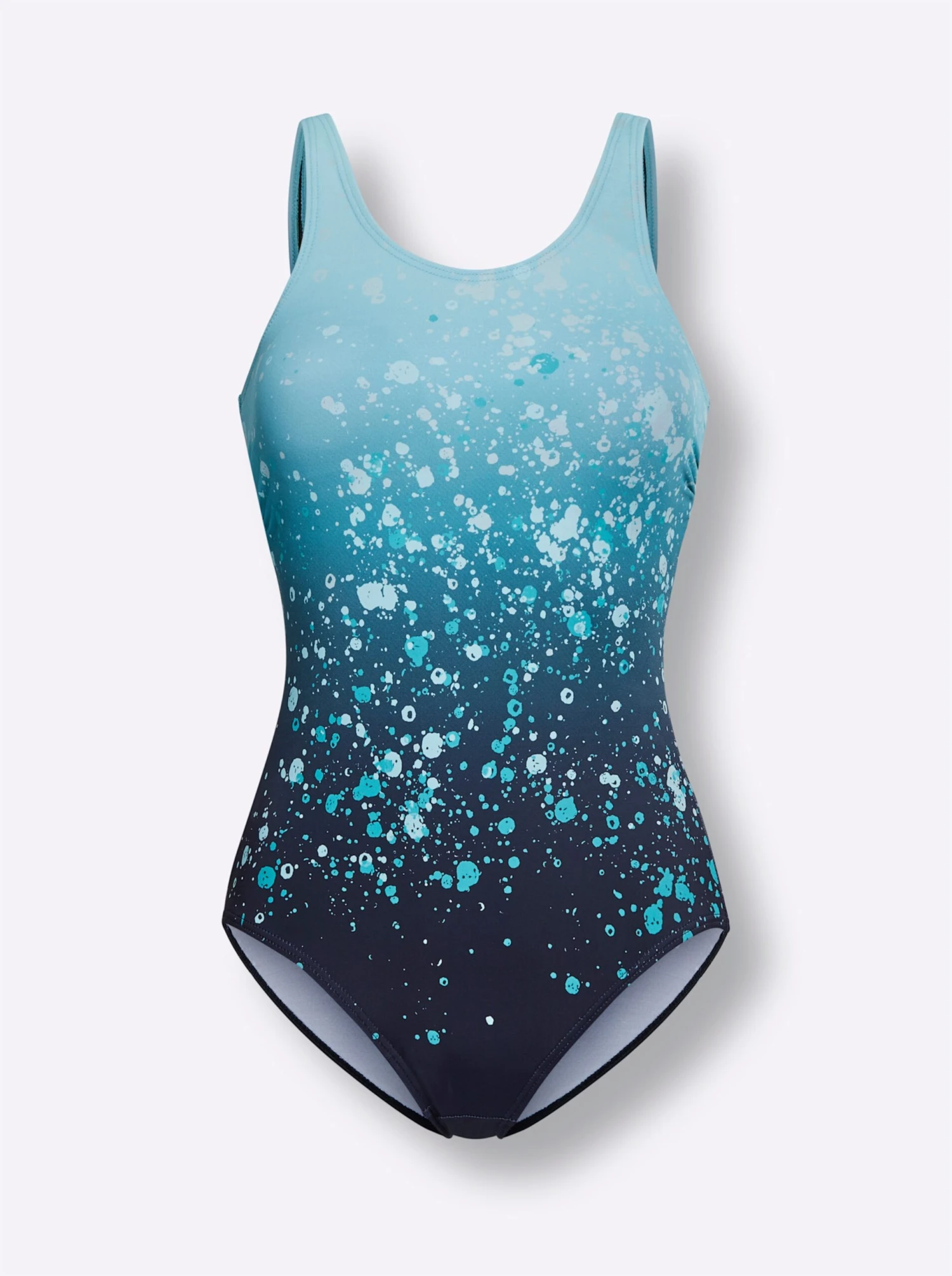 Badeanzug - Marine-türkis-bedruckt – Bild 4